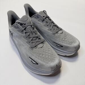 Hoka One One Clifton 9 Extra Wide Shoes Mens Size 15 Gray Running Sneaker HMBC